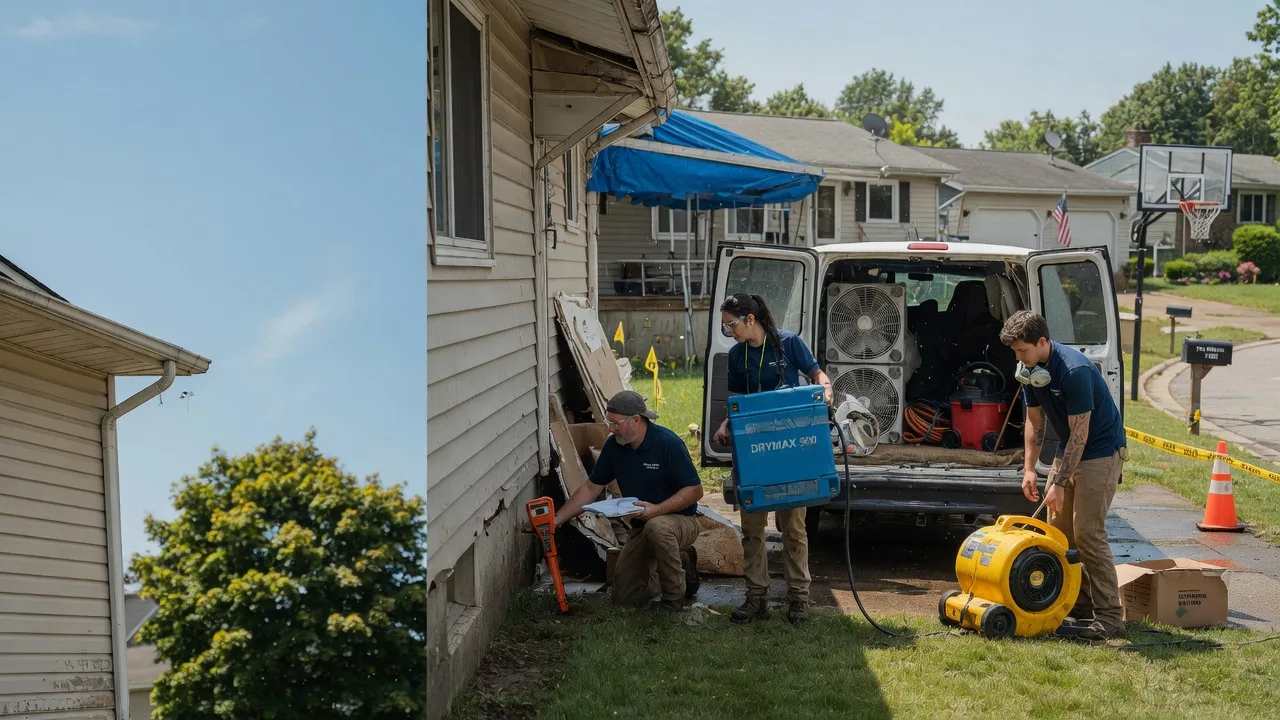 Ceiling Leak Cleanup in Petersburg, PA near me